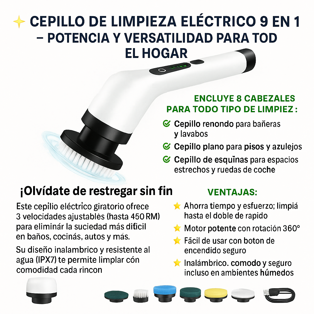 Cepillo Eléctrico Multiusos - Lo mejor de lo mejor